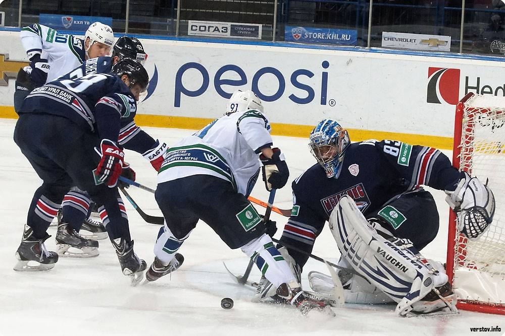 Хоккей. Чемпионат КХЛ. Металлург VS Югра. 30 января 2015 г. 5:3