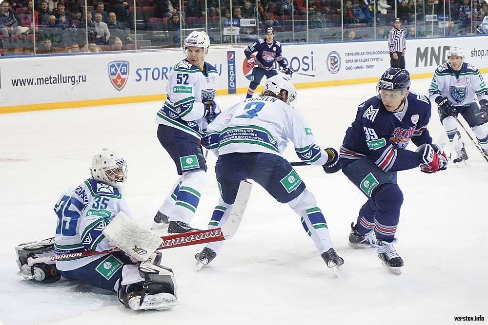 Хоккей. Чемпионат КХЛ. Металлург VS Югра. 30 января 2015 г. 5:3